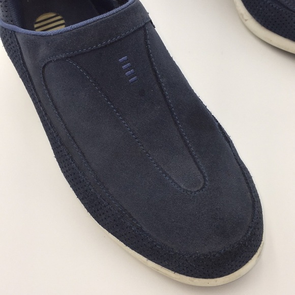 Lands' End 98109 Women’s Solid Blue Suede Slip On Casual Shoes Sneakers Size 10B - Picture 8 of 9